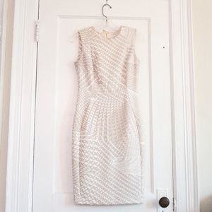 Calvin Klein Printed Scuba Sheath Dress